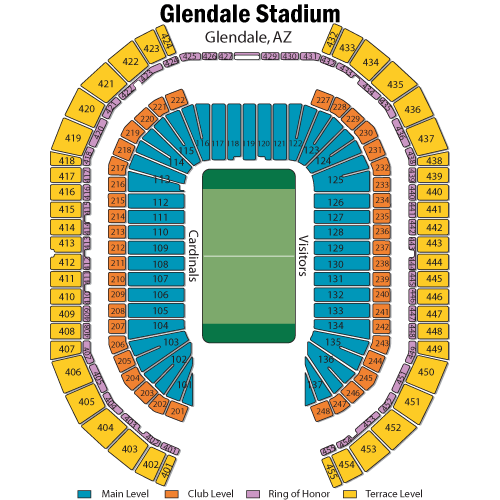 Arizona Cardinals Seating Chart